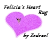 Felicia's Heart Rug