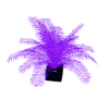 panthère fleur violet