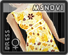 [N] Flower Dress Yellow