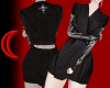 ☾ Blazer dress dark