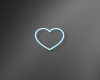 blue heart particles