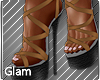 Emma Tan Black Sandals