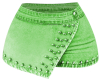 Dina Green Denim Skirt