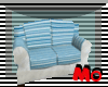 !Mo Blue Stripe couch