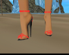 sandy heels red