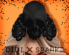 !D! Skull Head Black