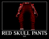 !GO!Red Skull Pants