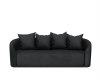 (SS)Curved Black Couch