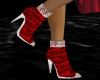 (AG) Red Silk Boots