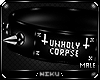 *Unholy Corpse|Black PVC
