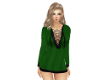SR~ Green Sweater Dress
