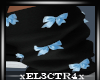 Boot Bow Charms Blue