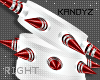 !!K Spike Maroon Right W