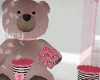 Teddy Bear & Roses Pose