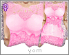 Y{ fem lace dress~pink }