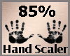 Hand Scale 85% F