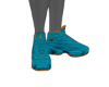 *LS AJ13 teal/orange
