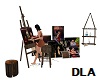 Animated Painter's Easel