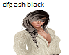ash black hair