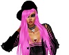 (TX) Balck Hat Pink Hair