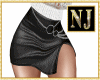 NJ] Leather mini skirt
