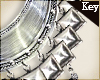 (Key)Boho silver necklac