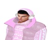 pink xmas ear muffs