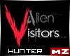 Alien Visitors Sticker