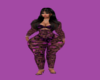 Blk n Purple Lace Jumper