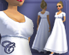 White Regency Gown