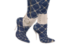 JEAN BUSTY HEEL BOOTS