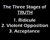  THREE STAGES OF TRUTH