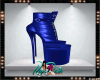 *D* Blue Ankle Boot's