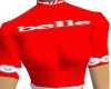 Belle red abby shirt