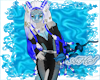 White/Blue Dragon Hair