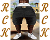 RCK§Shorts Black+Tattoo