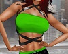 Spooky Green Belted Top