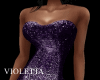 Sequin Violet Dress