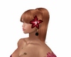 C* flower in hair