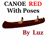 Canoe In Red