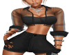 Sassy Shorts/Top Black