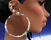 4 Silver Earrings +Hoops