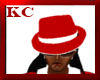 $KC$ Mafia Hat Red/white