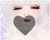 Heart Bubble Gum Black