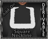 Fur Square Neckline