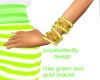 lime green bracelet
