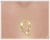 Necklace of letters Q