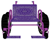 wheel chair band purple