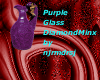 Purple Glass DiamonMinx
