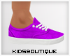-Child Purple Slip Ons